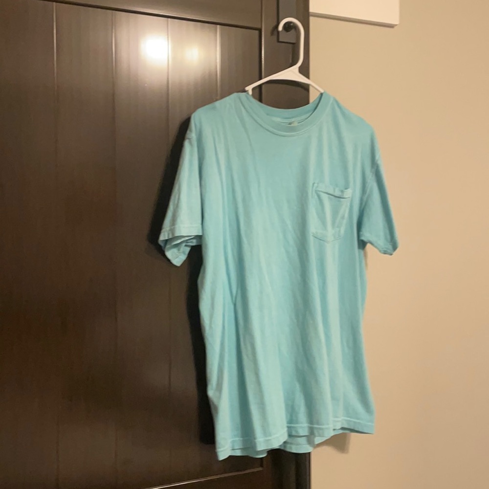 Teal blue comfort colors t-shirt